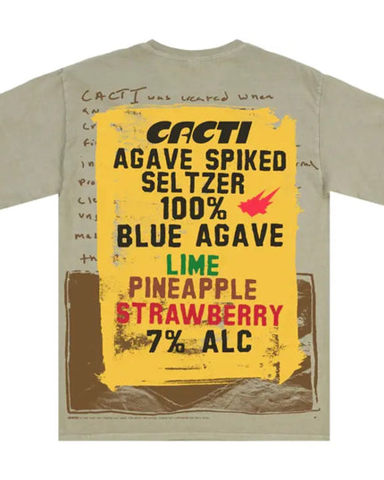 Travis Scott Cacti Painted Sign Tee - Sand