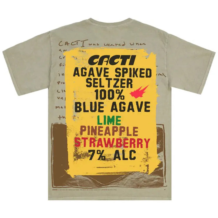 Travis Scott Cacti Painted Sign Tee - Sand