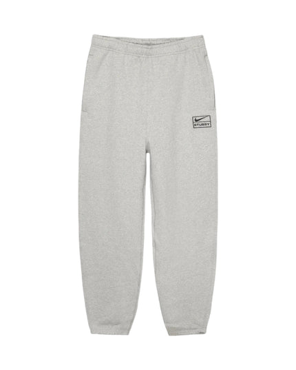 Stussy x Nike Fleece Pants - Grey Heather (FW23)