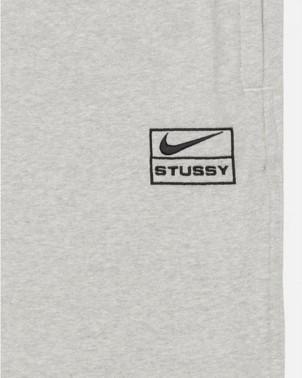 Stussy x Nike Fleece Pants - Grey Heather (FW23)