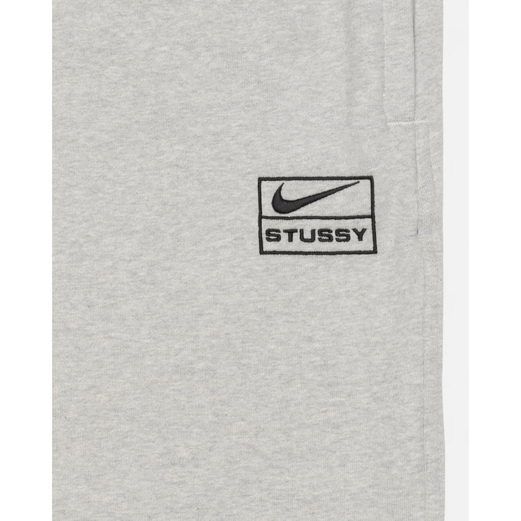 Stussy x Nike Fleece Pants - Grey Heather (FW23)