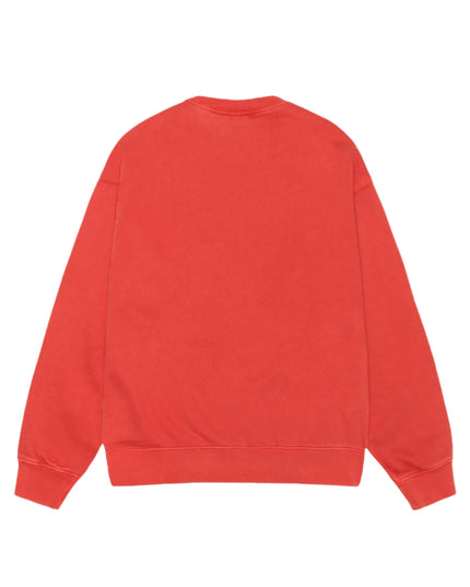 Stussy x Nike Pigment Dyed Fleece Crew - Habanero Red