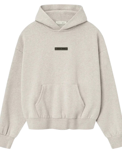 FEAR OF GOD ESSENTIALS Classic Fleece Hoodie - Heather Stone (SS25)