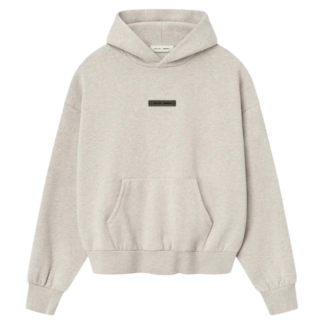FEAR OF GOD ESSENTIALS Classic Fleece Hoodie - Heather Stone (SS25)