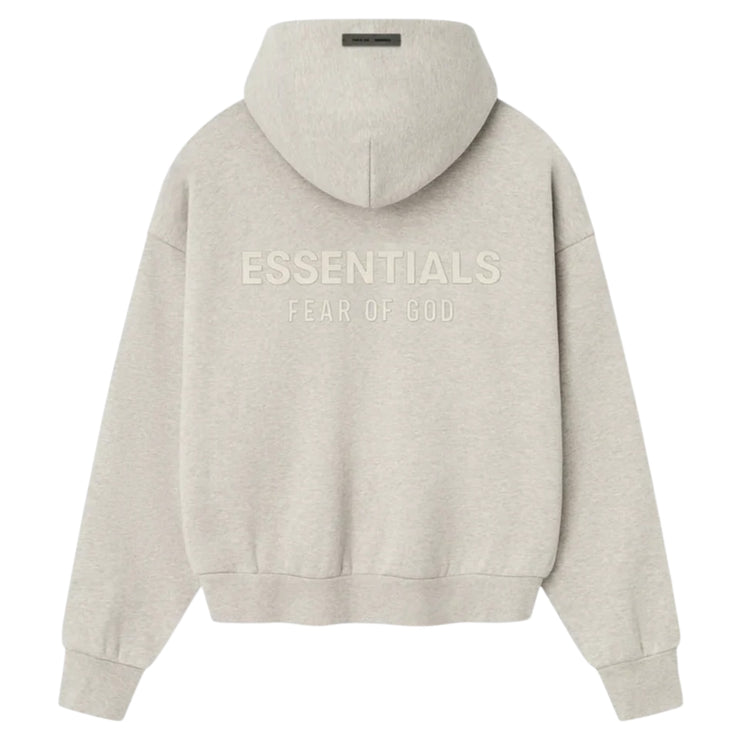 FEAR OF GOD ESSENTIALS Classic Fleece Hoodie - Heather Stone (SS25)