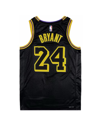 Nike Kobe Mamba Mentality Los Angeles Lakers City Edition Swingman Jersey - Black (2023)