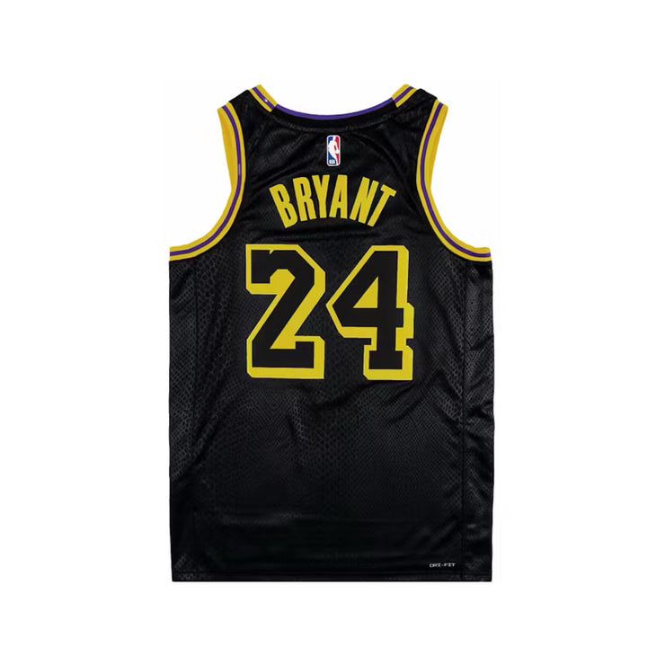Nike Kobe Mamba Mentality Los Angeles Lakers City Edition Swingman Jersey - Black (2023) (EOFY)