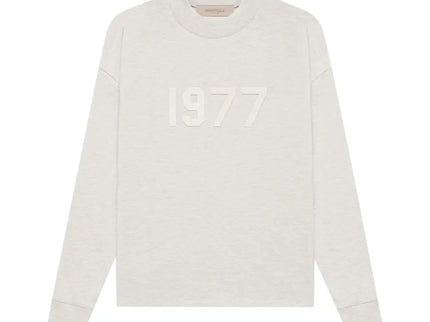 FEAR OF GOD ESSENTIALS 1977 L/S T-Shirt - Light Oatmeal (SS22)