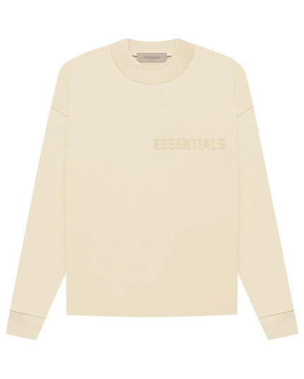 FEAR OF GOD ESSENTIALS L/S T-Shirt - Egg Shell (Fall 22)