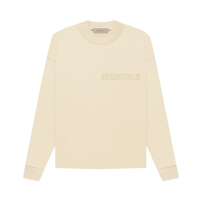 FEAR OF GOD ESSENTIALS L/S T-Shirt - Egg Shell (Fall 22)
