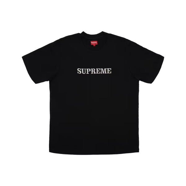 Supreme Floral Logo Tee - Black (FW18) – Underrated Store
