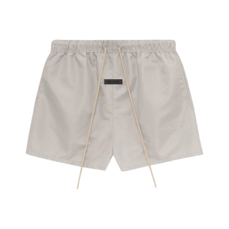 FEAR OF GOD ESSENTIALS Nylon Running Shorts - Silver Cloud (FW23)
