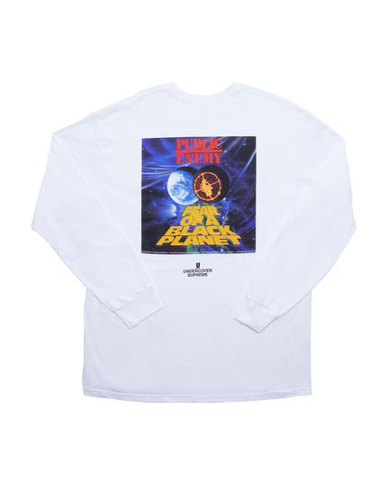 Supreme UNDERCOVER/Public Enemy Counterattack L/S Tee - White (SS18)