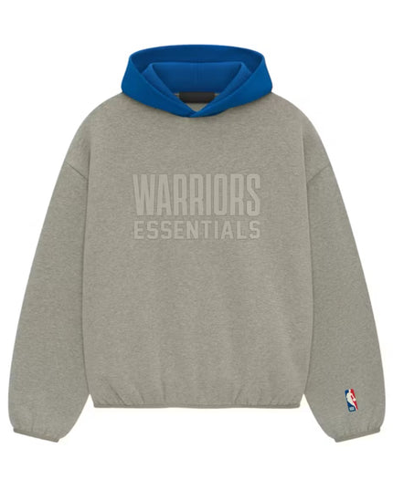 FEAR OF GOD ESSENTIALS Hoodie 'Golden State Warriors' - Grey Blue (NBA Collection)