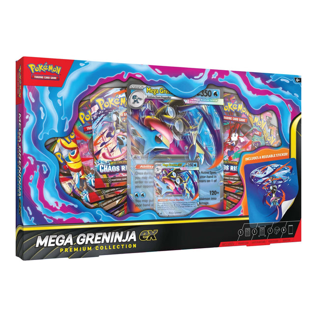 Pokemon TCG Mega Evolution - Mega Greninja ex Premium Collection
