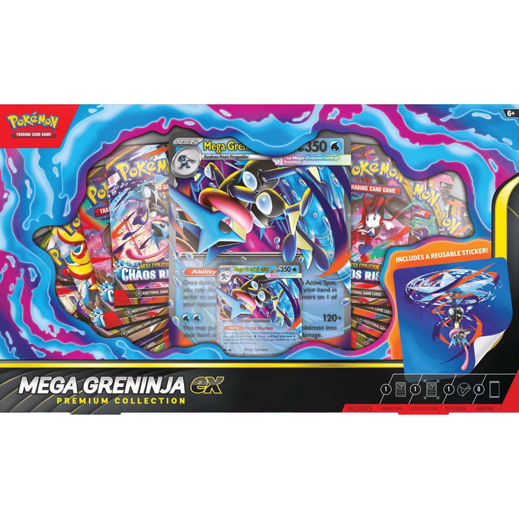 Pokemon TCG Mega Evolution - Mega Greninja ex Premium Collection