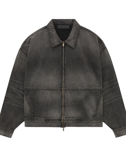 FEAR OF GOD ESSENTIALS Denim Jacket - Jet Black (FW24)
