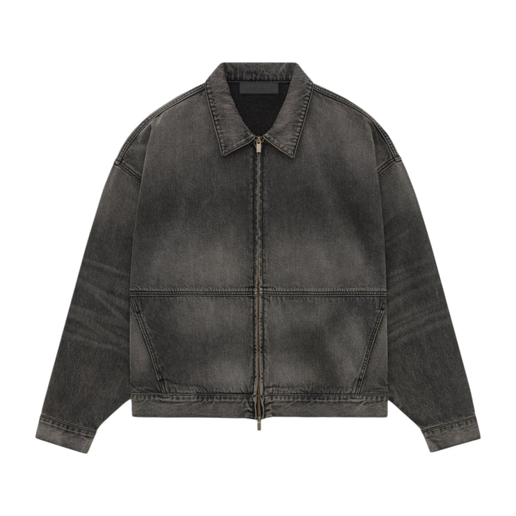 FEAR OF GOD ESSENTIALS Denim Jacket - Jet Black (FW24)