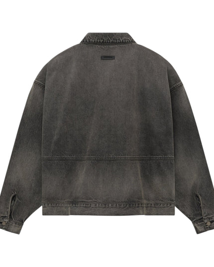 FEAR OF GOD ESSENTIALS Denim Jacket - Jet Black (FW24)