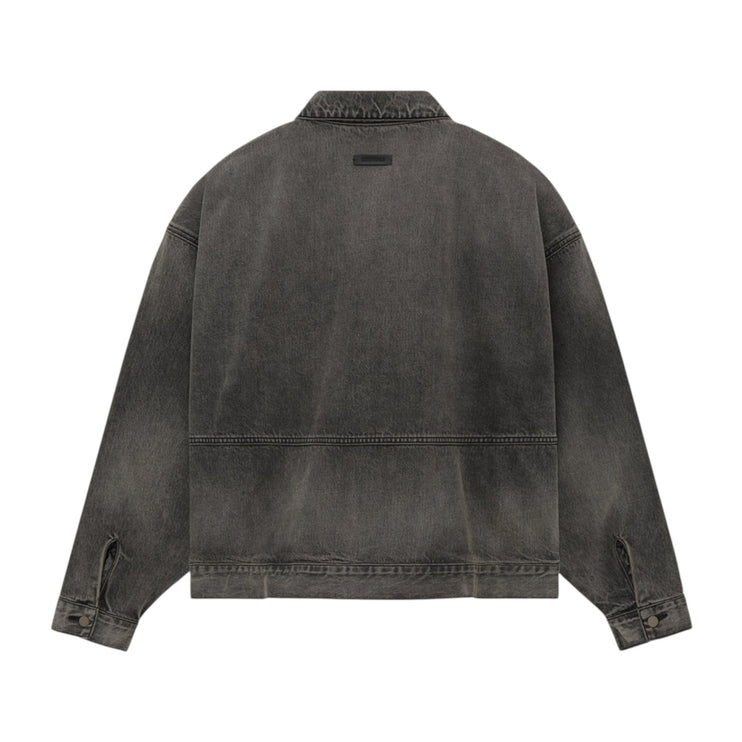 FEAR OF GOD ESSENTIALS Denim Jacket - Jet Black (FW24)