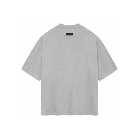 FEAR OF GOD ESSENTIALS Heavy Jersey Crewneck T-Shirt - Light Heather Grey