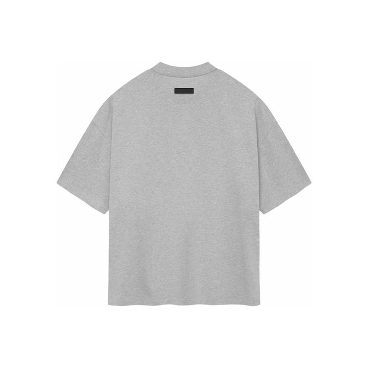 FEAR OF GOD ESSENTIALS Heavy Jersey Crewneck T-Shirt - Light Heather Grey