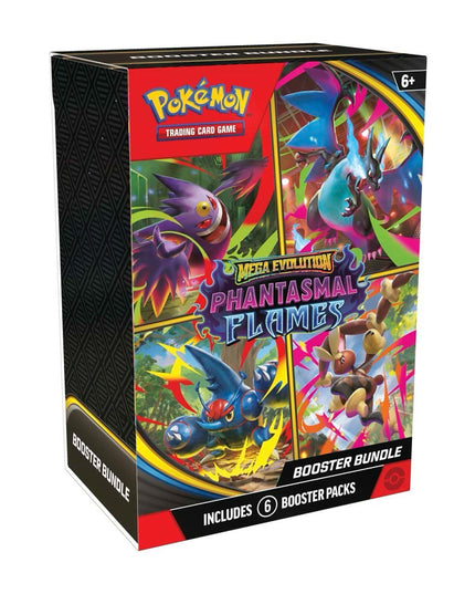 Pokemon TCG Mega Evolution - Phantasmal Flames Booster Bundle (6 Packs)