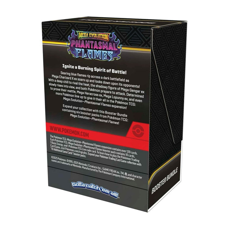 Pokemon TCG Mega Evolution - Phantasmal Flames Booster Bundle (6 Packs)