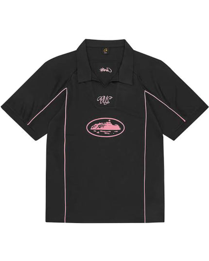 Corteiz Talismo Football Jersey - Black/Pink