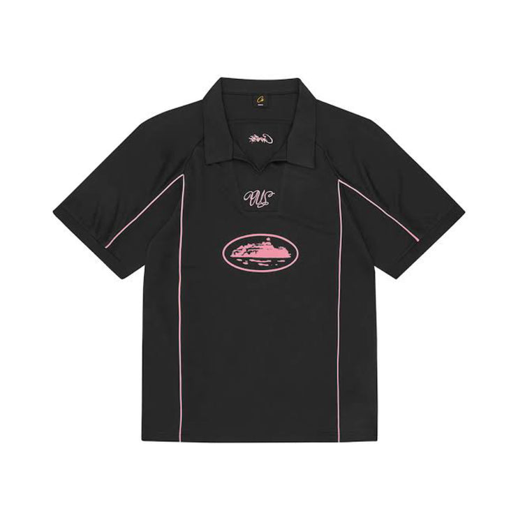 Corteiz Talismo Football Jersey - Black/Pink