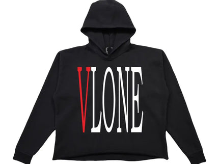 VLONE Staple Hoodie Red Logo - Black