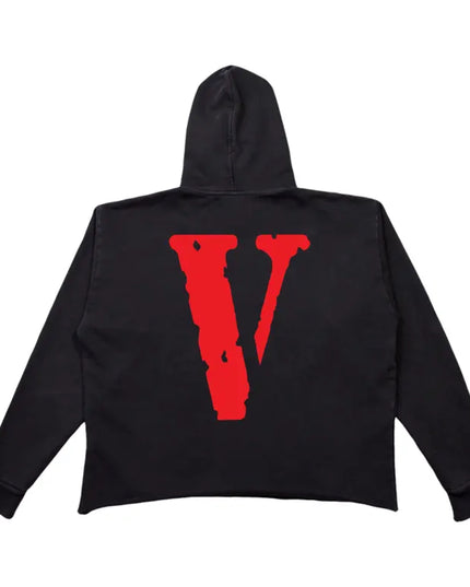 VLONE Staple Hoodie Red Logo - Black