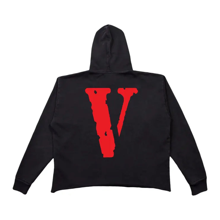 VLONE Staple Hoodie Red Logo - Black