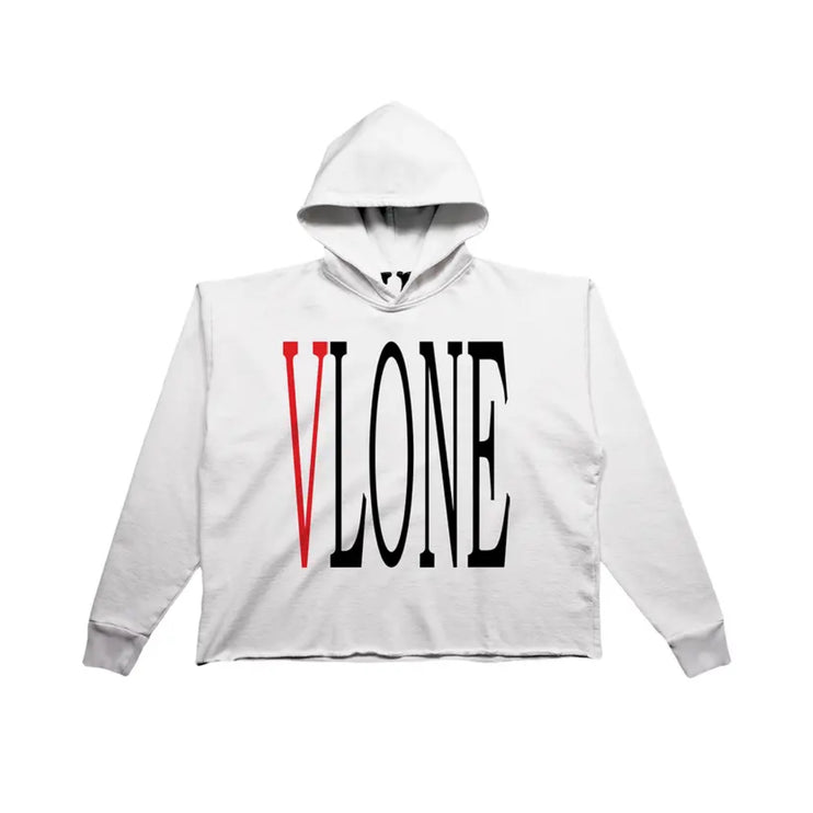 VLONE Staple Hoodie Red Logo - White