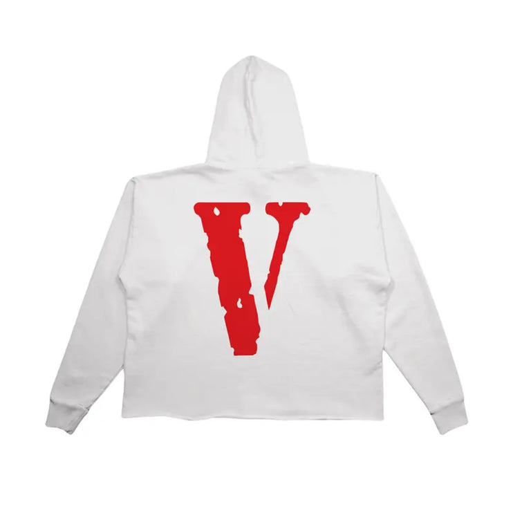 VLONE Staple Hoodie Red Logo - White
