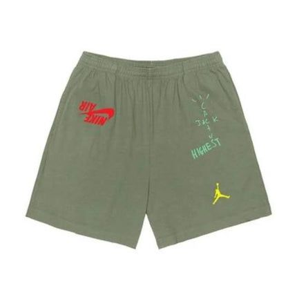 Travis Scott x Jordan Highest Sweatshorts - Olive