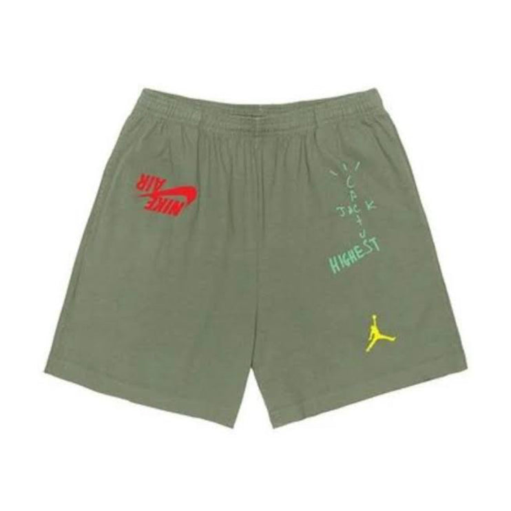 Travis Scott x Jordan Highest Sweatshorts - Olive