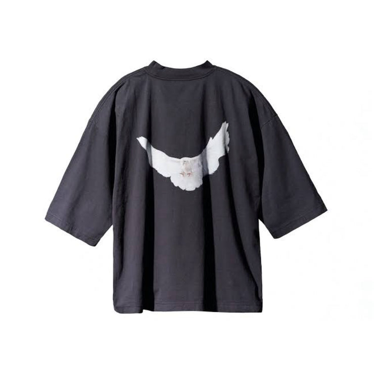 Yeezy GAP Engineered by Balenciaga Dove 3/4 Sleeve Tee - Washed Black