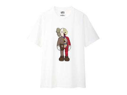 KAWS x Uniqlo Flayed Tee - White