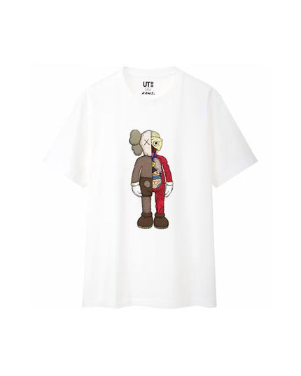 KAWS x Uniqlo Flayed Tee - White