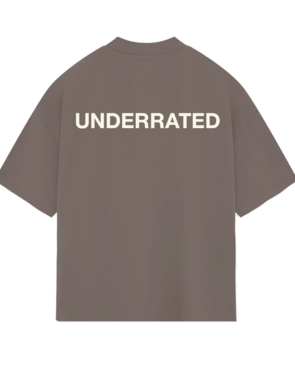 UNDERRATED Classic Logo T-Shirt - Mocha