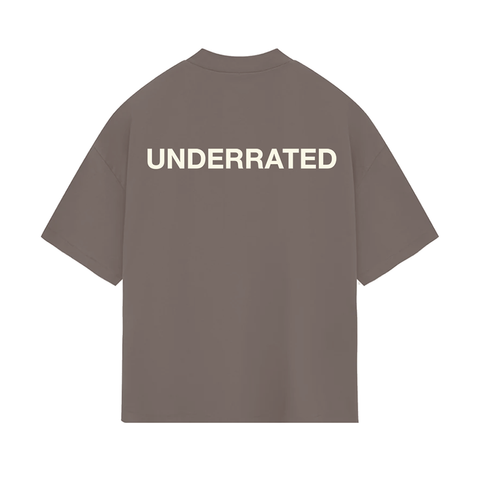 UNDERRATED Classic Logo T-Shirt - Mocha