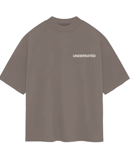 UNDERRATED Classic Logo T-Shirt - Mocha