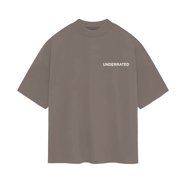 UNDERRATED Classic Logo T-Shirt - Mocha