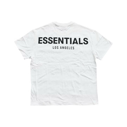 FEAR OF GOD ESSENTIALS Los Angeles 3M Logo T-Shirt - White