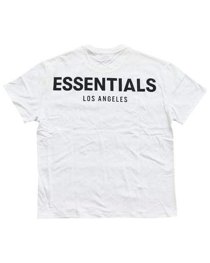 FEAR OF GOD ESSENTIALS Los Angeles 3M Logo T-Shirt - White