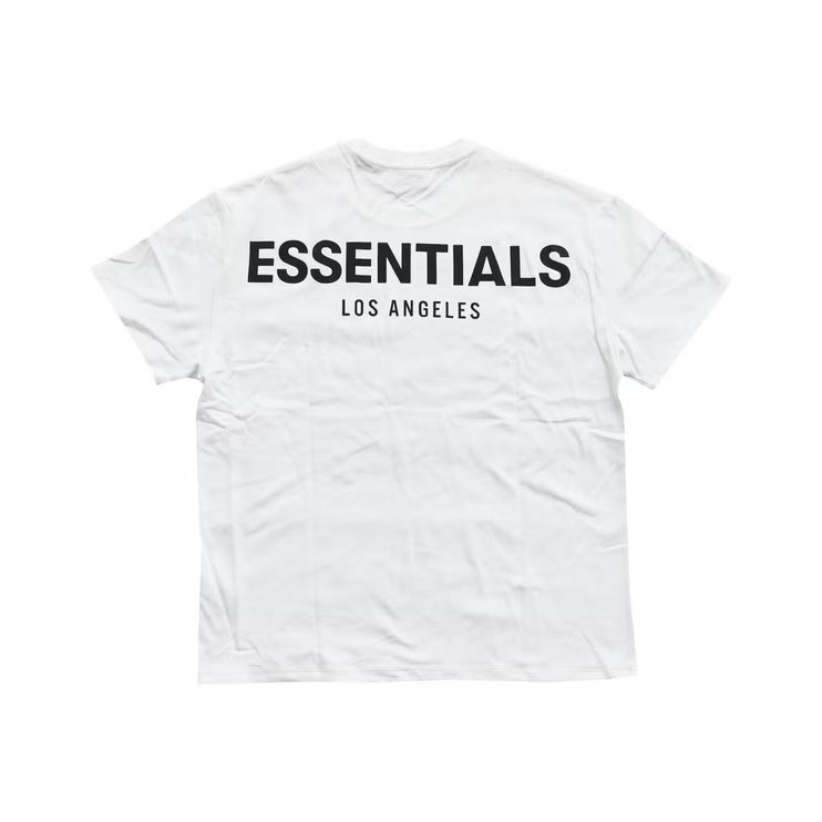 FEAR OF GOD ESSENTIALS Los Angeles 3M Logo T-Shirt - White