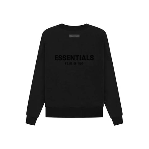 FEAR OF GOD ESSENTIALS Crewneck - Black (SS22 Core Collection)