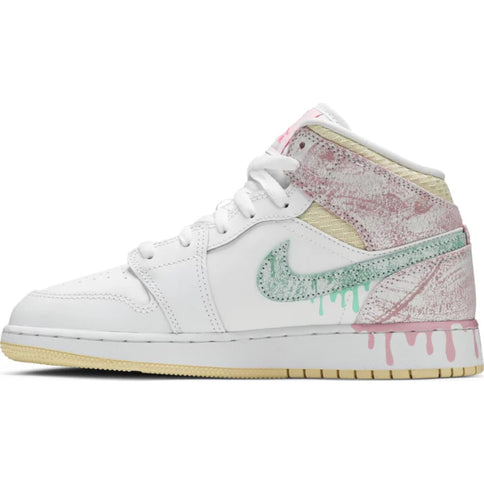 Air Jordan 1 Mid 'Paint Drip' (GS)