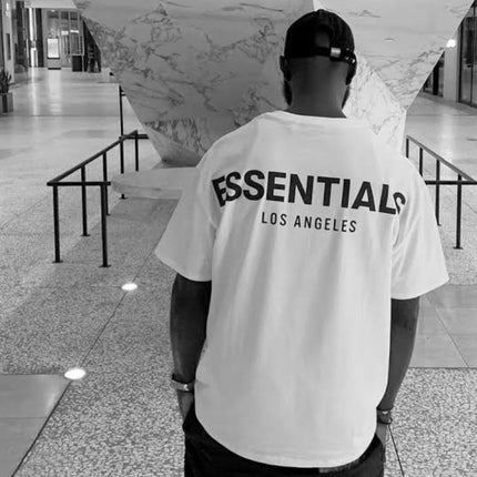 FEAR OF GOD ESSENTIALS Los Angeles 3M Logo T-Shirt - White